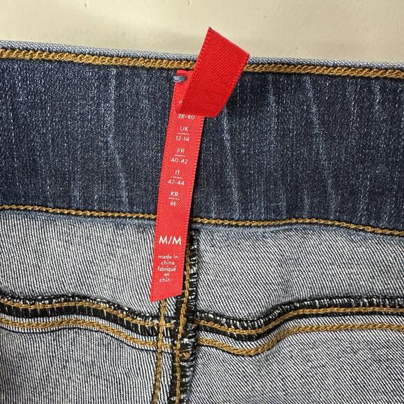 Spanx Jeans Women Medium Blue Ankle Skinny High Rise Shaping Core Control - Picture 7 of 16